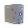 SOLARIX kabel U/UTP, drut, LSOH Dca, fioletowy, kat.6 - 305m